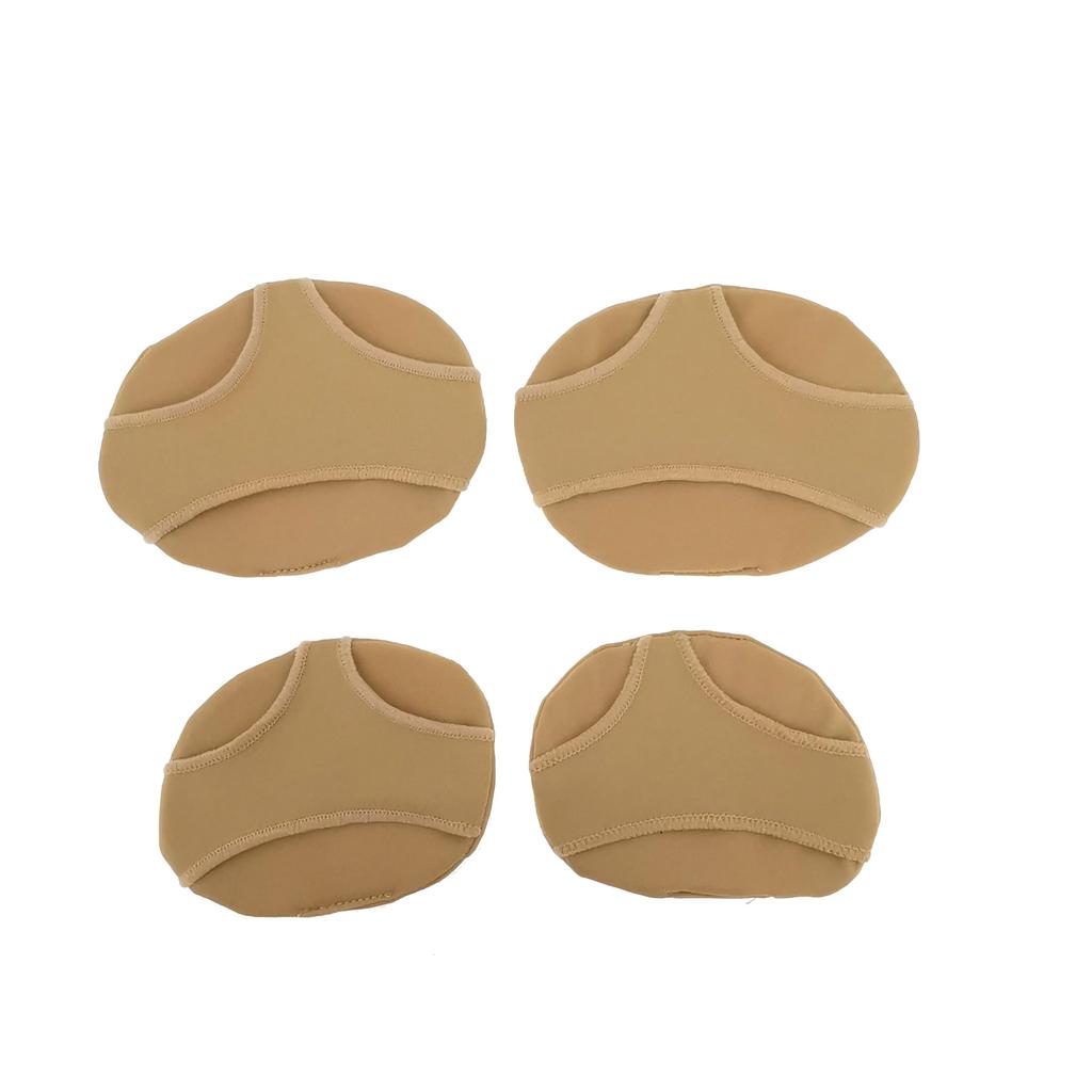 1 Pair Fabric Gel Pads for Feet Care Slip Resistant Metatarsal Cushions Pads Silicone Forefoot Pain Support Front Foot Care Tool