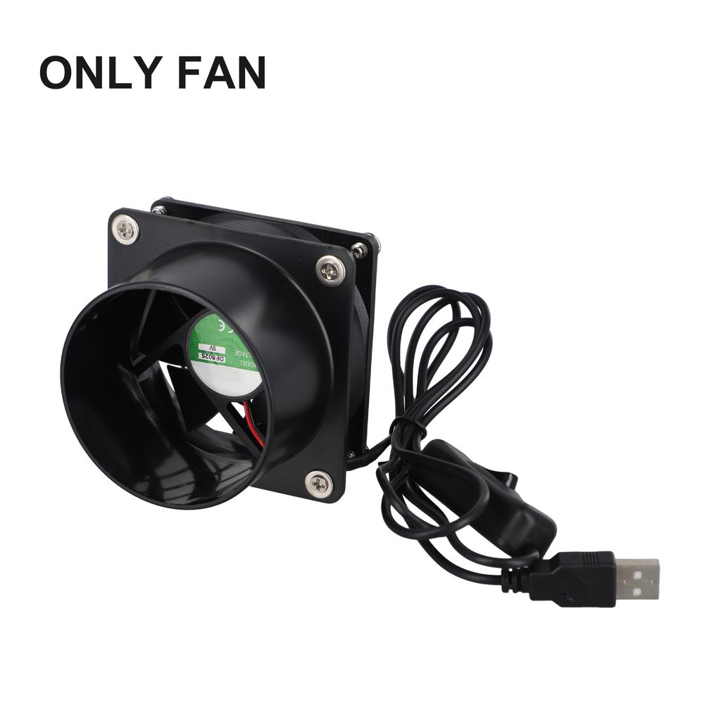 Air Circulation Fan Air Volume 44CFM Fan Duct Exhuast Fan Compact Size High-speed Sturdy And Practical USB Charging