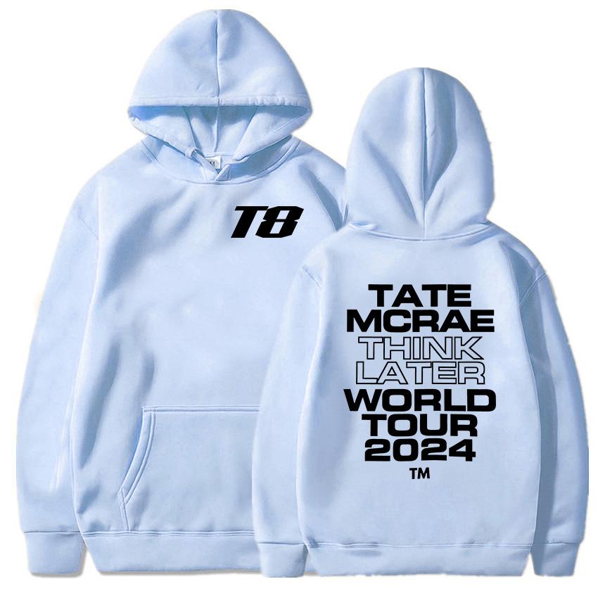 It's Ok I'm Ok Tate McRae Hoodies T8 Think Later World Tour 2024 Sweatshirts Ropa Hombre Sudaderas Long Sleeve Winter Men Hoodie