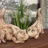 Garden figure dragon pacifier made of concrete