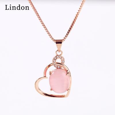 Lindon Women Necklace Pendant Copper Alloy Zircon Fashion Gift