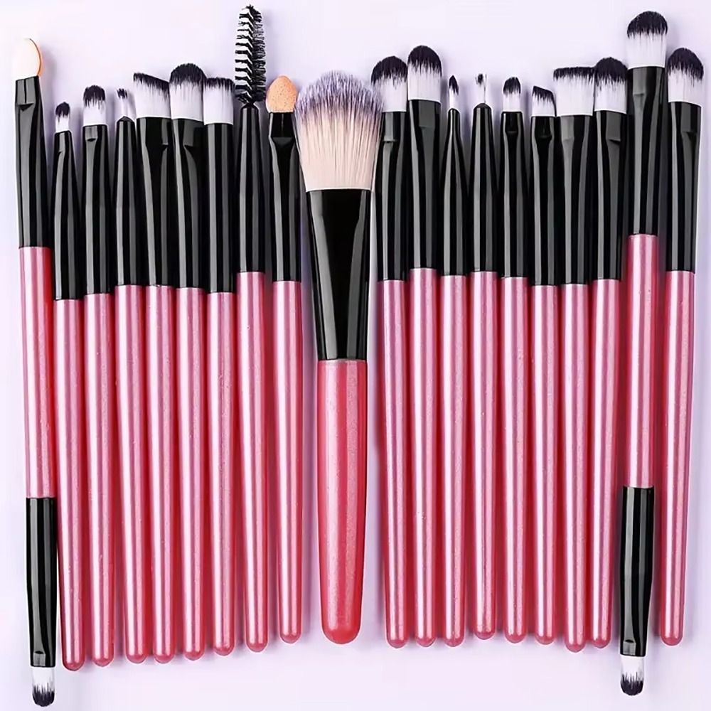 20Pcs/Set Eyeliner Makeup Brush Set Cosmetic Foundation Cosmetic Brushes Kit  for Cheeks Eye