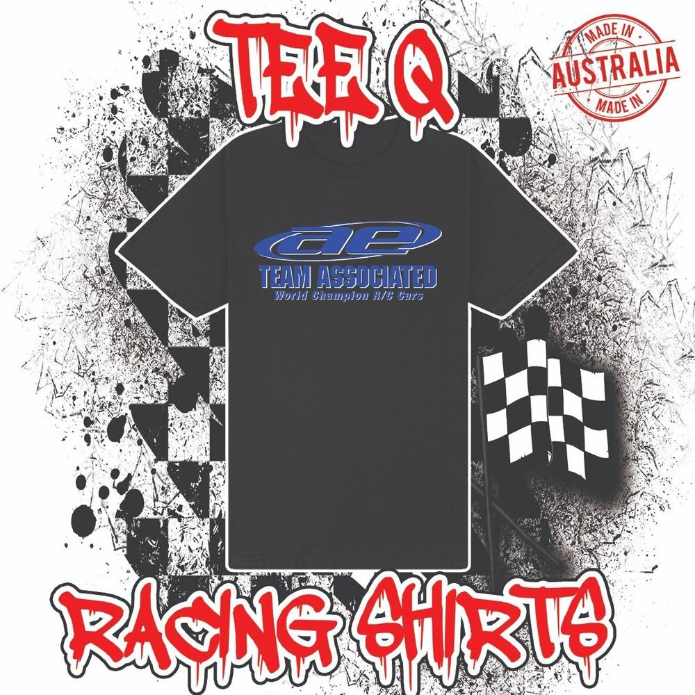 Team Associated LOGO ~ Premium Black Gildan Cotton RC Car Racing Unisex T-Shirt M