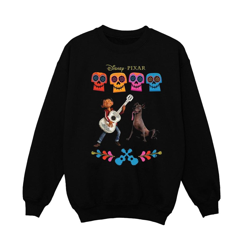 Disney Mens Coco Miguel Logo Sweatshirt