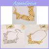 Vintage Geometric Chain Necklace For Ladies With Gold Silver Finish Spring 2025
