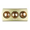 Gold Light Bulb Bathroom Heater - Warm Ceiling Fixture for Home
