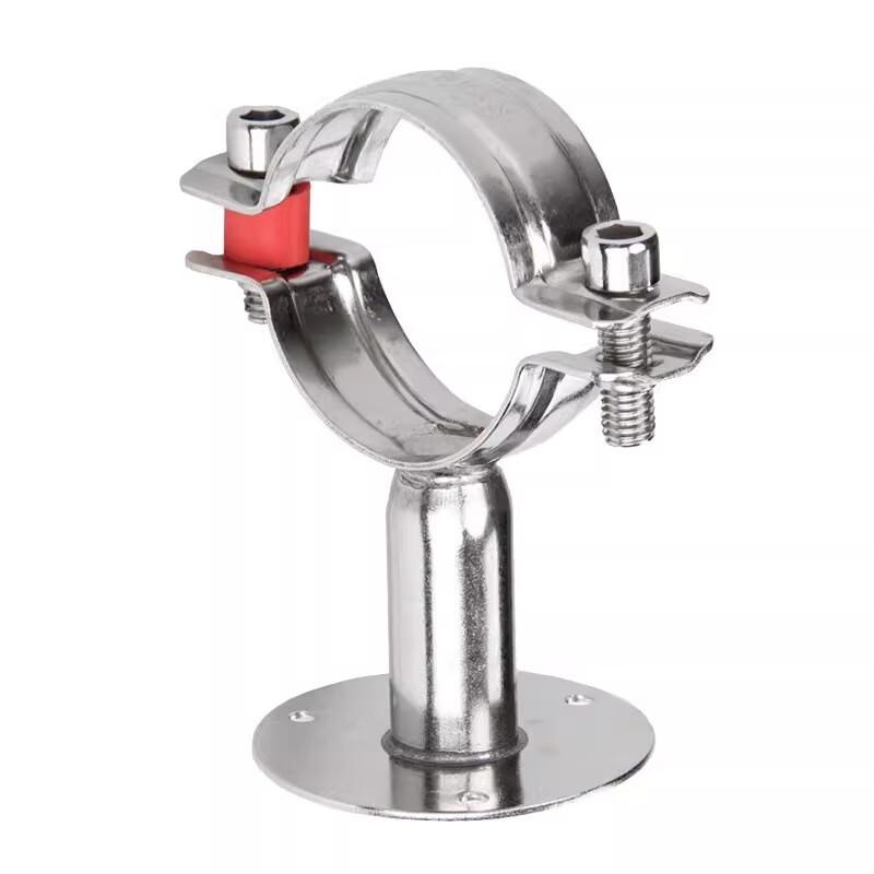 Boyouda 304 Stainless Steel Pipe Clamp with Base