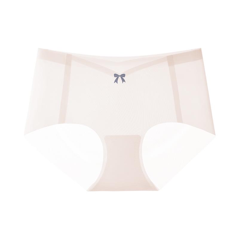 

Женские бесшовные быстросохнущие дышащие трусы-трусы из хлопка Paclitaxel Ice Silk со средней посадкой, антибактериальные, с эффектом подтяжки бедер XL [125-150]