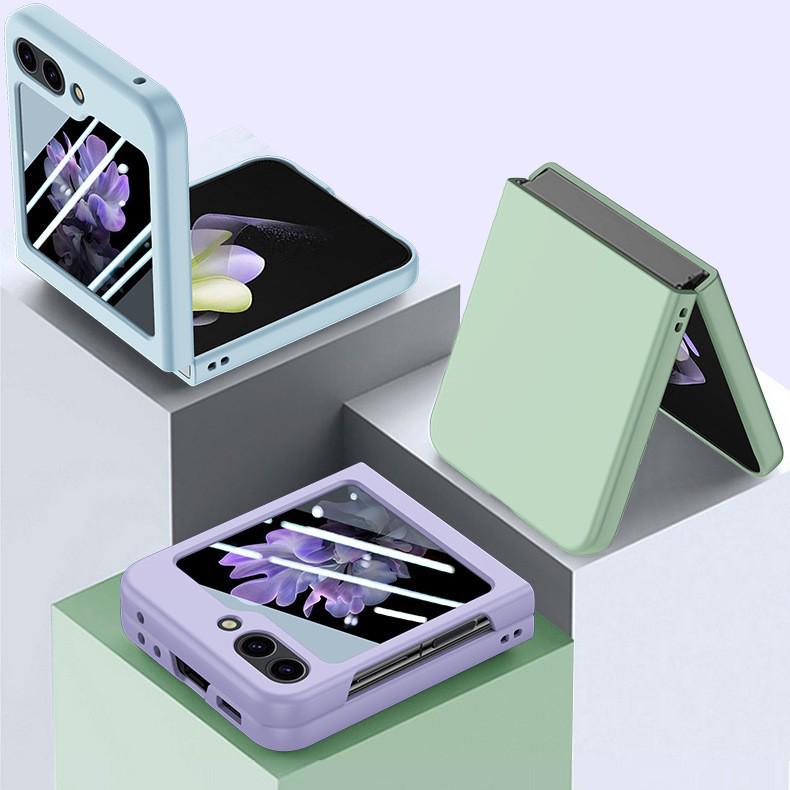 Compatible with Samsung Z Flip 4/5/7: Skin-Feel, Drop-Proof Protective Phone Case with Full Coverage.