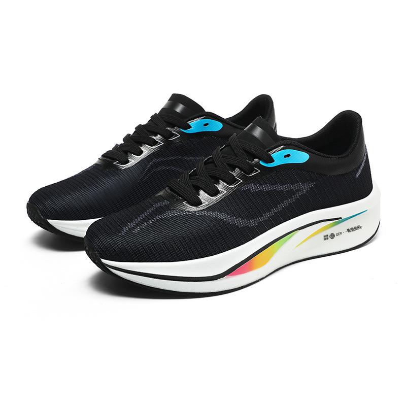 2666-1 Laufschuhe Frühling und Sommer Low-Top atmungsaktives Mesh leichtgewichtige Carbonplatte lässige Sportschuhe Netz-Laufschuhe Joggingschuhe