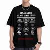 Italian Liberty Design Biker Short Sleeve Tee 100% Cotton T-Shirt
