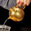 Gilded Dragon Fish Health Tea Pot