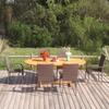 Day and Night - Day and Night 7-Piece Garden Dining Set Brown Synthetic Rattan