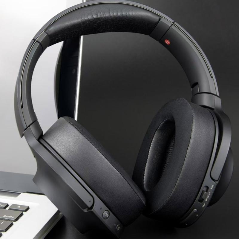 Memory Foam Earpads Set for MDR100ABN On Ear Headphones, Enhances Sound Isolation Memory Foam Cushions Replacement