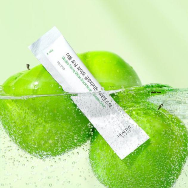 Healthy Place Dvojitě tónující bělící tyčinka s glutathionem a kolagenem (14 dní)