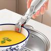 Ergonomic Handle Hot Bowl Holder Thickened Dish Clamp Pot Pan Gripper Clip  Dish Lifting Device