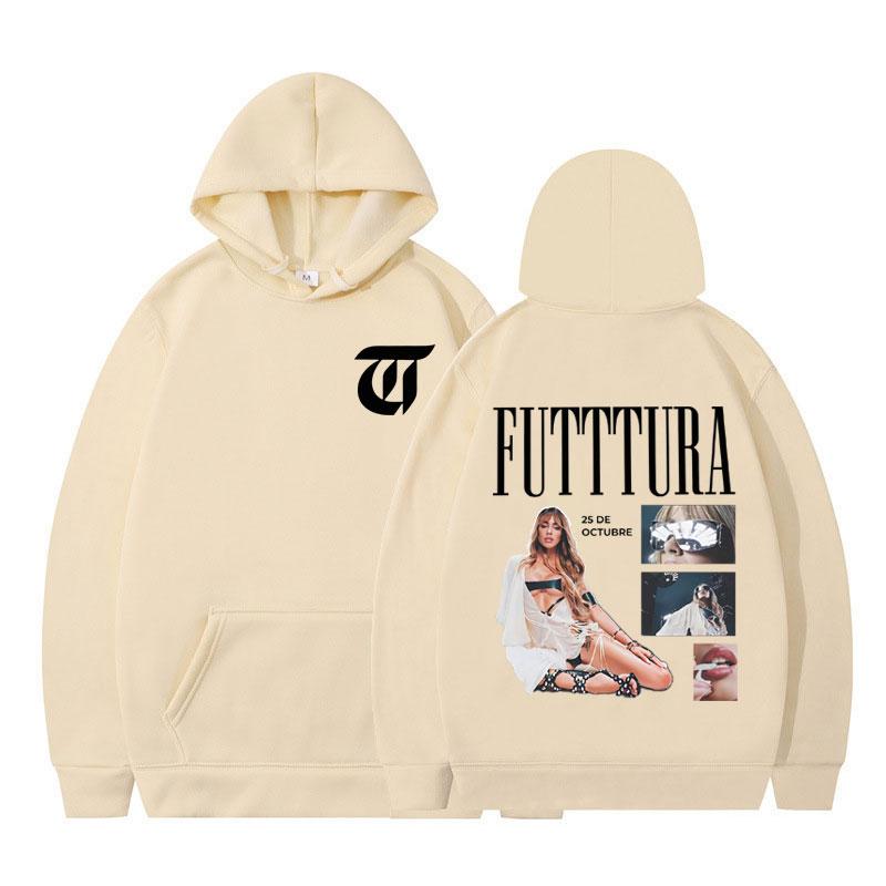Singer Futtura Album Vintage Hoodie Men Women Fashion Pullover Casual Oversized Y2k Clothes Sweatshirts
