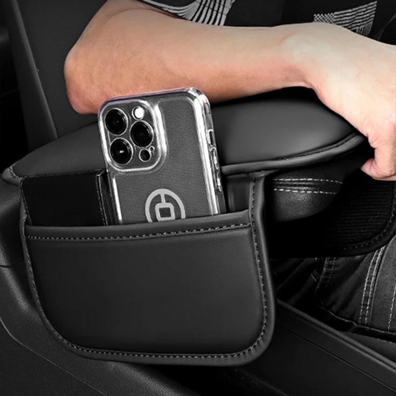 Auto-Mittelkonsolen-Armlehnenbox-Polster Aufbewahrungstasche für Volvo XC90 V90 V60 XC60 V40 S80 S60 S90 C40 XC40 V70 XC70 C30 C70