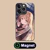 Angel Mahiru Shina Phone Case for iPhone 17 16 15 14 13 12 11 Air Pro Max Plus Mini Glass MagSafe Cover