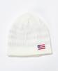 [Munsingwear] Visor 4WAY Knit Hat, Knit Cap, Cold Protection, Convenient, Golf, MG4FCP42L, Women's, WH00 (White)