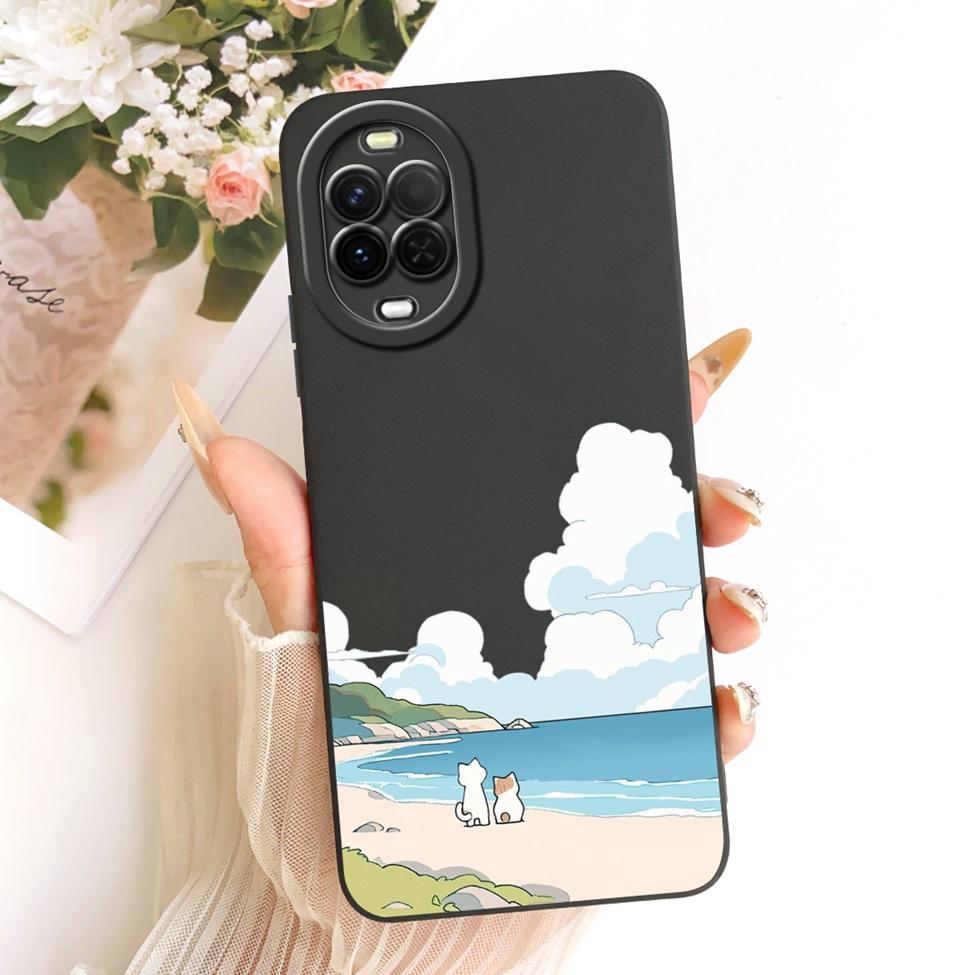 For Huawei Nova 15 Casing Silicone Luxury Fashion Kawaii Cute Painted Shockproof Funda For Huawei Nova15 PSN-AL00 Phone Case