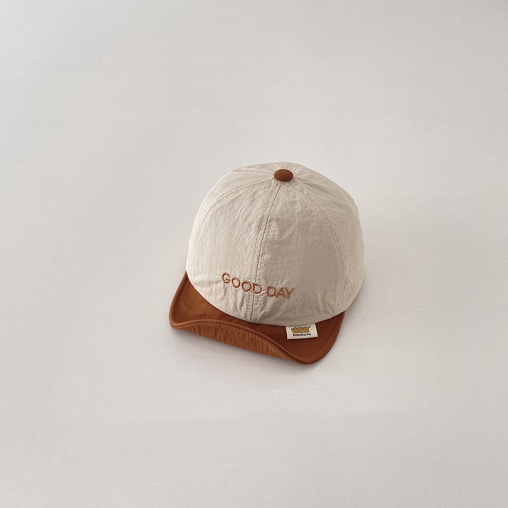 Summer Letter Baseball Cap Soft Children Visors Cap Korean Baby Peaked Hat Toddler