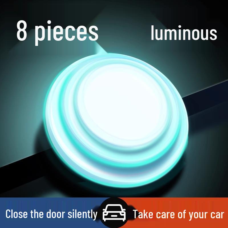 Car Door Shock Absorbing Buffer Pads: Anti-Collision Rearview Mirror Bumper, Thick Rubber Shockproof Gaskets