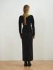 REPLAIN Maxi Long Skirt_Black
