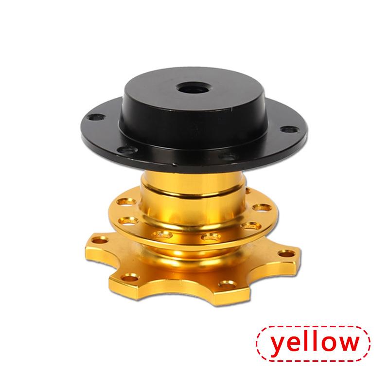 Universal Steering Wheel Quick Release Hub Boss Kit Wheel Hub Adapter For 6 Hole Steering Wheel Hub