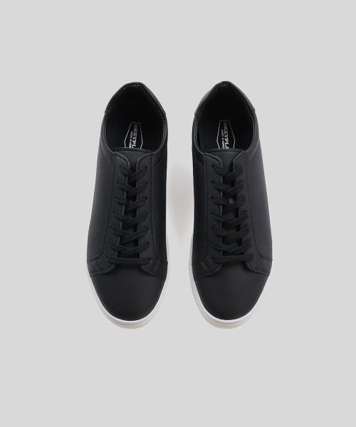 [OKEYPLACE] 5.5cm Hidden Heel Basic Sneakers Black OKPL-55SN102