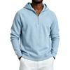 Men's Half Zip Hooded Sweatshirt Color for Winter Casual Wear