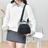 Women's Nylon Shoulder Bag Solid Color Portable Crossbody Bag