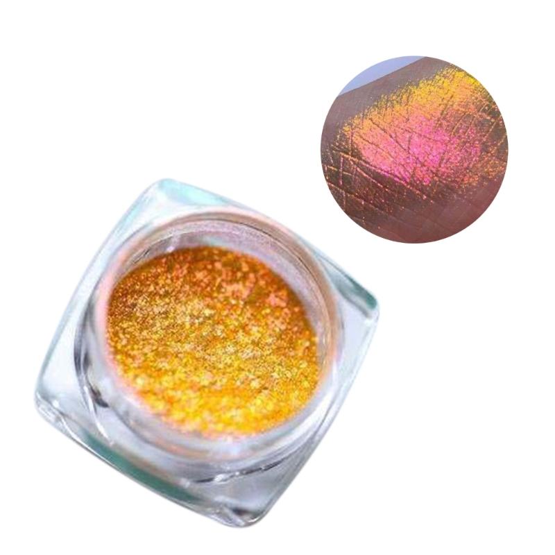 Coloretto Chrome Nail Powder,Color Shifting Nail Powder Pigment Glitters Dust Mirror Effect for Gel Polish Nail Decors