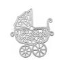 Metal Die Cuts Baby Stroller Embossing Template Stencil Scrapbooking for Card