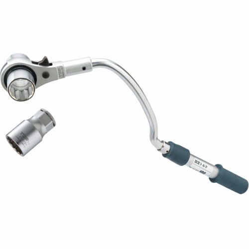 TOP (TOP) Bow-Shaped Ratchet Torque Wrench for 100mm and 150mm Diameter Water Main Pipes, 100N.m Capacity, with Extension Socket and Inspection Sheet,