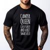 Tanques Divertidos de Acampamento Rainha do Trailer Classey Sassy Inteligente Provocador Camiseta Camisetas de Alta Qualidade Presente Camisetas Gráficas