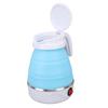 Travel Foldable Electric Kettle Mini Portable Collapsible Food Grade Silicone Stainless Steel Heating