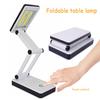 Foldable Desk Lamp Portable Compact Reading Lamp Usb/ Battery Powered Desk Light Touch Switch Control Dimming Eye Care Book Lamp