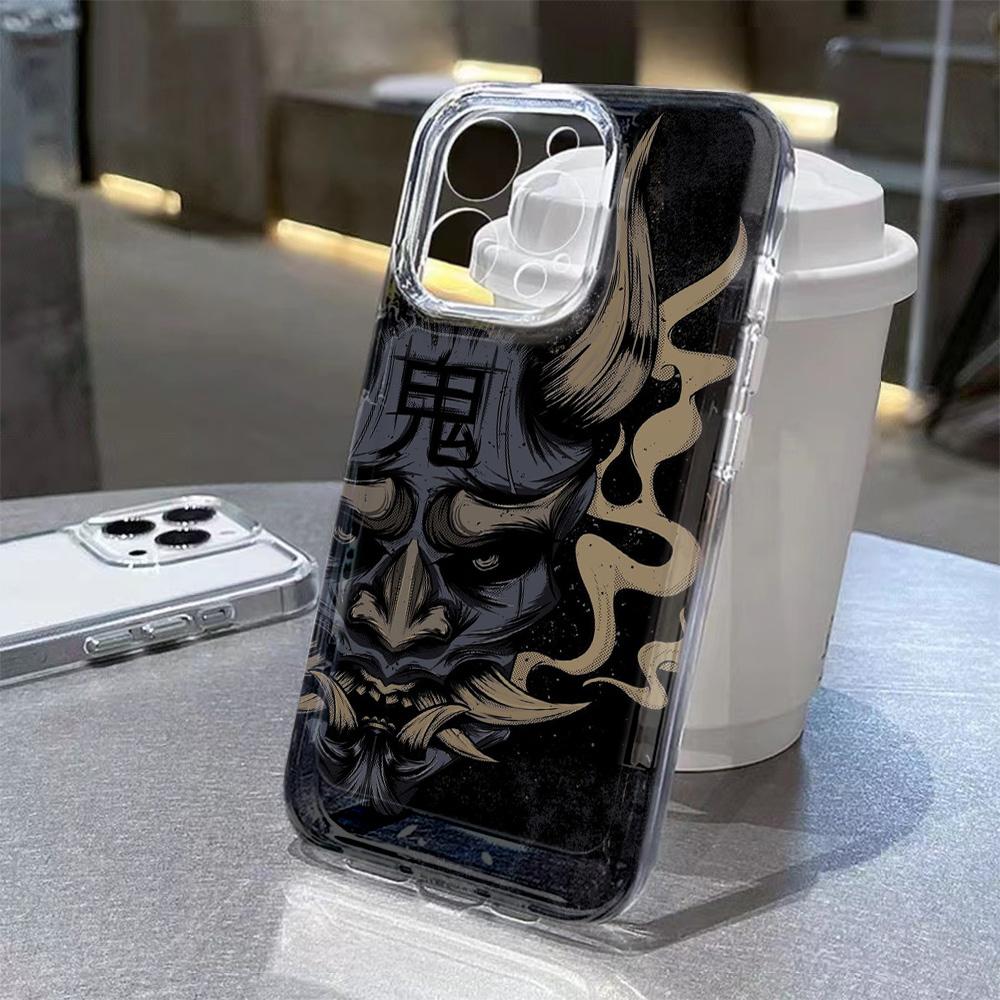 

Japanese devil mask Phone Case For Samsung Galaxy S25 S24 S23 S22 S21 S20 FE Note20 Note10 Edge Plus Ultra Lite 5G Back Cover Samsung S25 5G