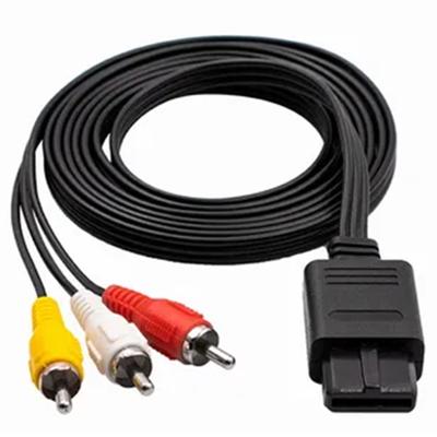 Standardní AV kabel 1,8 m Délka 3 Barvy Samec Ocel Měď Flexibilní o a Video Kabel pro N64