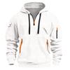 2025 Autumn and Winter New Hooded Casual Jacket Zipper Cardigan Trendy Men's Sweatshirt