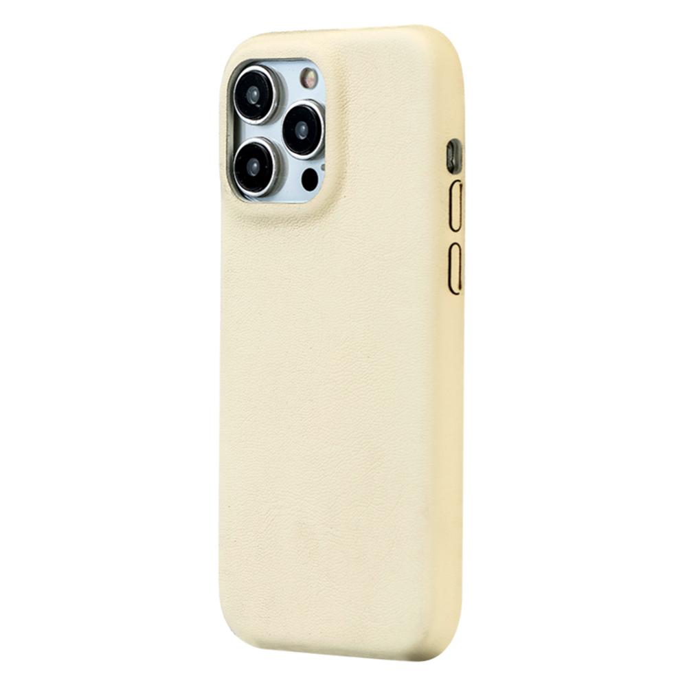 For iPhone 16 Pro Case Skin-Touch Lambskin Texture PU Leather + PET Phone Cover D