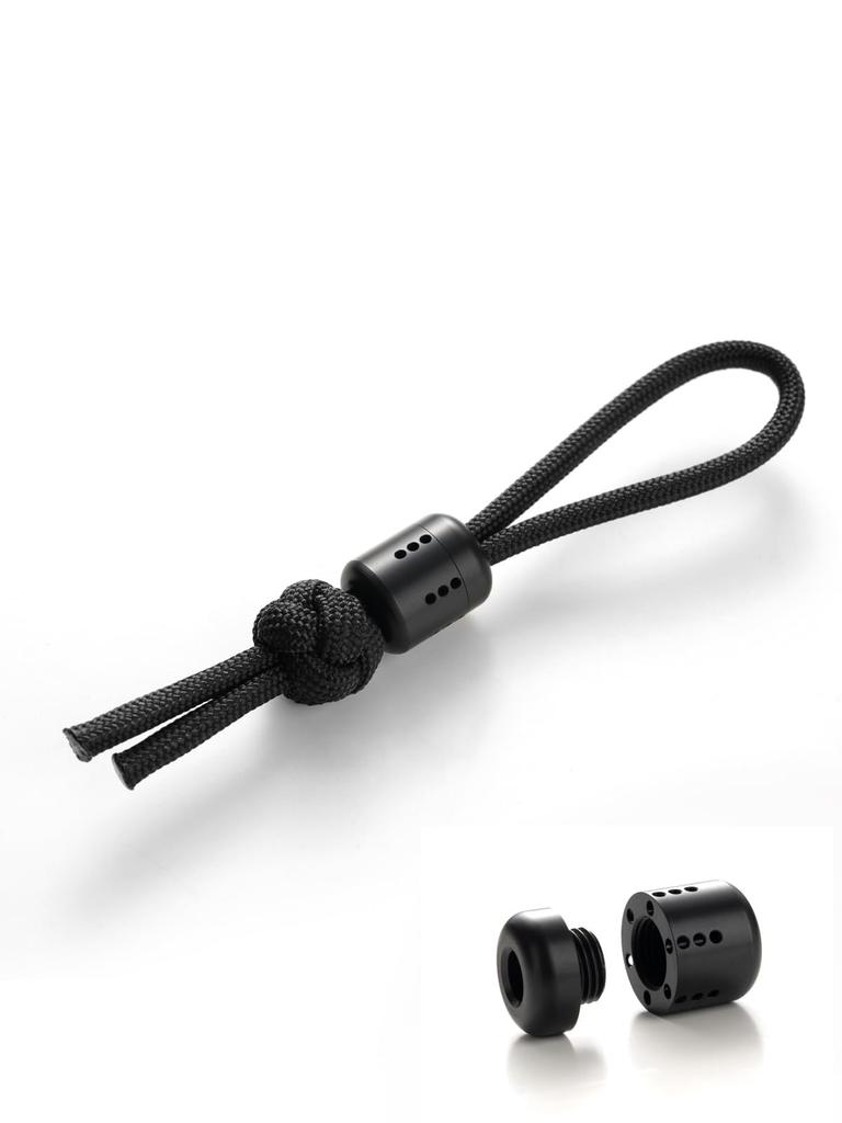 VIPERADE VAB5 PEI Paracord Knife Lanyard Beads with 6 Slots for DIY Glow EDC Beads for Knife Pocket Tool Keychain Pendant Beads, Tubes, Flashlights,