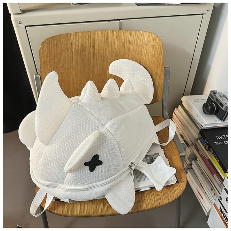 New ugly cute funny personality big shark backpack men and women casual light large capacity backpack