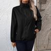 Women's Waterproof Jacket Outdoor Sports Casual Women's Long Sleeve Zip Jacket