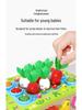 Kids' Wooden Geometric Shape Puzzle & Educational Toy Car with Orchard Picking, Carrot Pulling, and Fishing Game