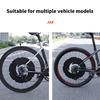 Elastics Bike Disc Mudguard Weatherproofed Bike Disc Brake Cover Easyly Mount for Commuters Cyclists