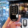 4 Buttons Plating Tpu Car Remote Key Fob Cover Case For Honda Accord Ex Exl Civic Crv Hrv Pilot Ridgeline  - Pocketor