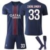 25-26 Paris Main Old Model Number Home Football Jersey for Kids and Adults ZAiRE.EMERY #33