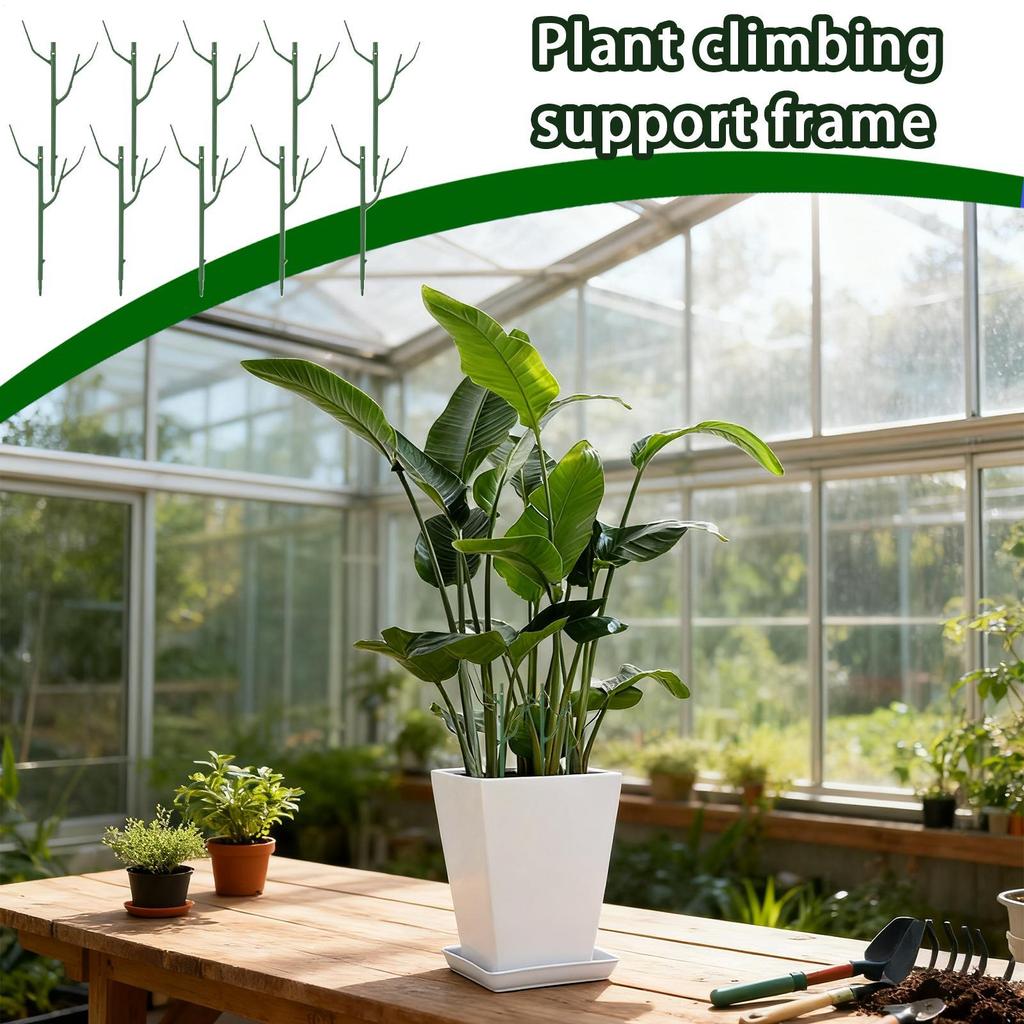 Plant Support Pole Vine Plant Support 10 Pieces Detachable Stackable Fake Branches Shape Trellis for Gardening Indoor House